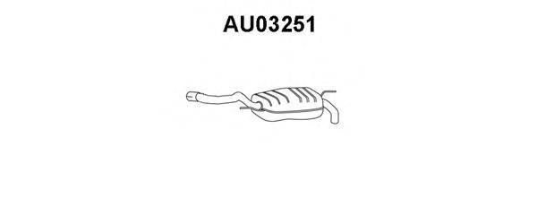 Глушитель выхлопных газов конечный VENEPORTE AU03251