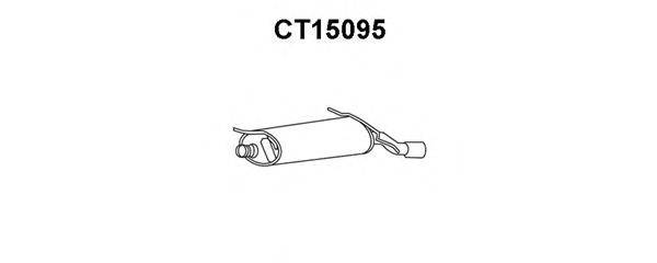 Глушитель выхлопных газов конечный VENEPORTE CT15095