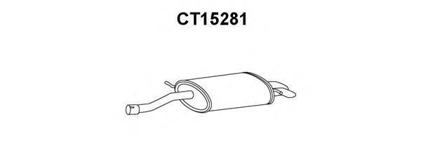 Глушитель выхлопных газов конечный VENEPORTE CT15281