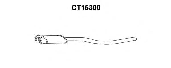 Средний глушитель выхлопных газов VENEPORTE CT15300