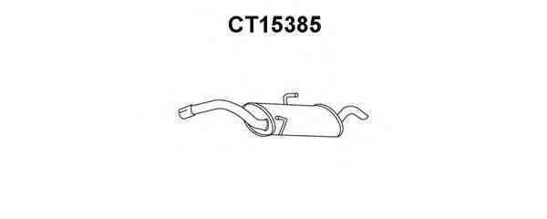 Глушитель выхлопных газов конечный VENEPORTE CT15385