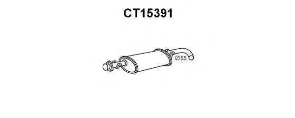 Средний глушитель выхлопных газов VENEPORTE CT15391