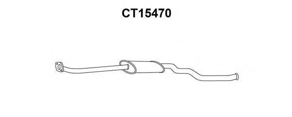 Предглушитель выхлопных газов VENEPORTE CT15470