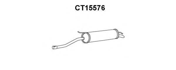 Глушитель выхлопных газов конечный VENEPORTE CT15576