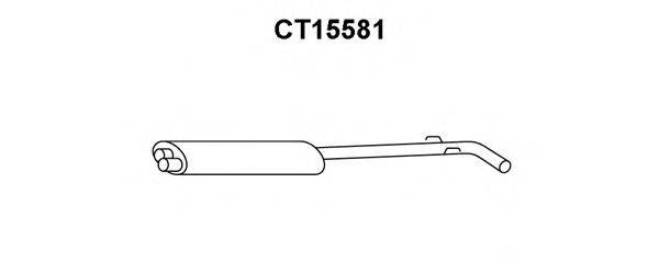 Предглушитель выхлопных газов VENEPORTE CT15581