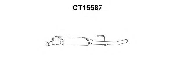 Средний глушитель выхлопных газов VENEPORTE CT15587