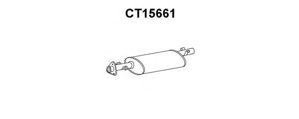 Предглушитель выхлопных газов VENEPORTE CT15661