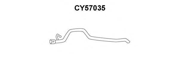 Труба выхлопного газа VENEPORTE CY57035