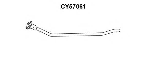 Труба выхлопного газа VENEPORTE CY57061