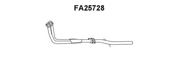 Труба выхлопного газа VENEPORTE FA25728