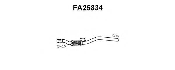 Труба выхлопного газа VENEPORTE FA25834
