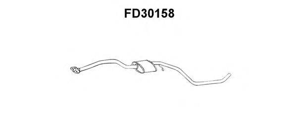 Предглушитель выхлопных газов VENEPORTE FD30158