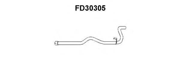 Труба выхлопного газа VENEPORTE FD30305