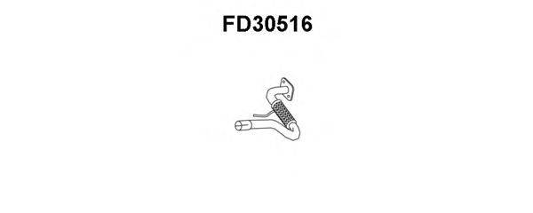 Труба выхлопного газа VENEPORTE FD30516