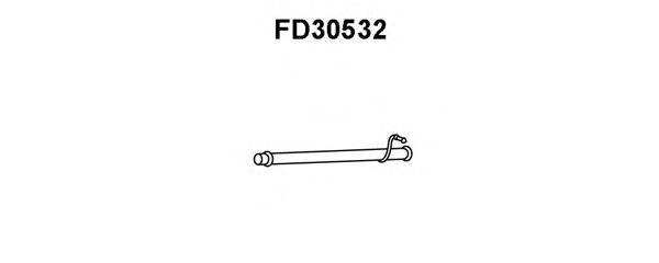 Труба выхлопного газа VENEPORTE FD30532