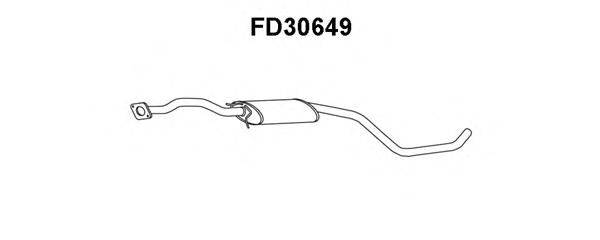 Предглушитель выхлопных газов VENEPORTE FD30649