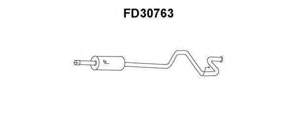 Глушитель выхлопных газов конечный VENEPORTE FD30763