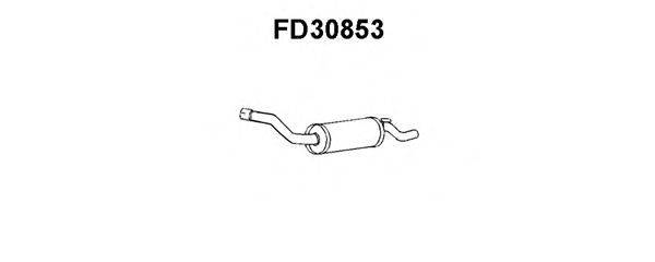 Глушитель выхлопных газов конечный VENEPORTE FD30853