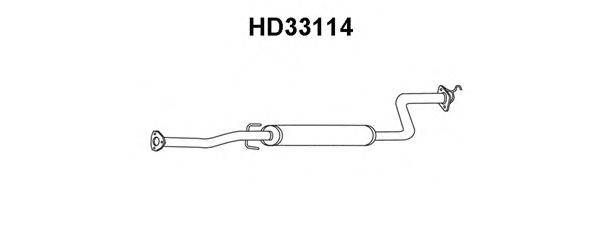 Средний глушитель выхлопных газов VENEPORTE HD33114