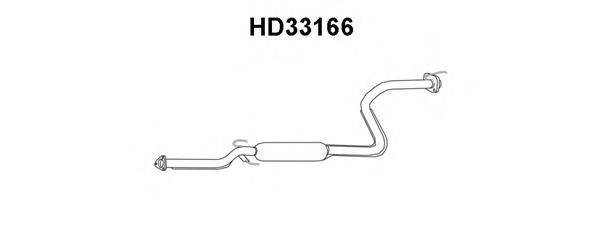 Предглушитель выхлопных газов VENEPORTE HD33166