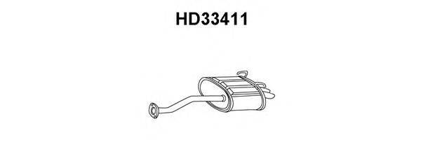 Глушитель выхлопных газов конечный VENEPORTE HD33411