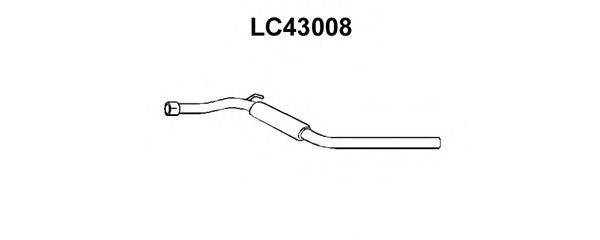 Предглушитель выхлопных газов VENEPORTE LC43008