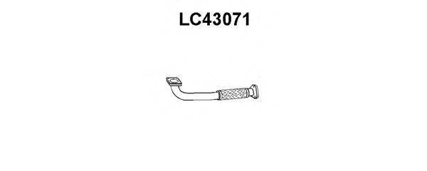Труба выхлопного газа VENEPORTE LC43071