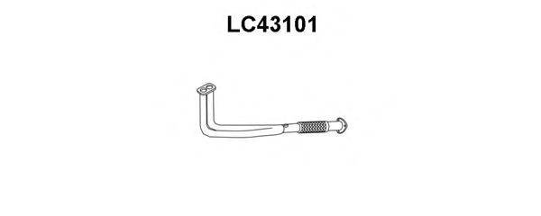 Труба выхлопного газа VENEPORTE LC43101