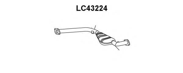 Предглушитель выхлопных газов VENEPORTE LC43224
