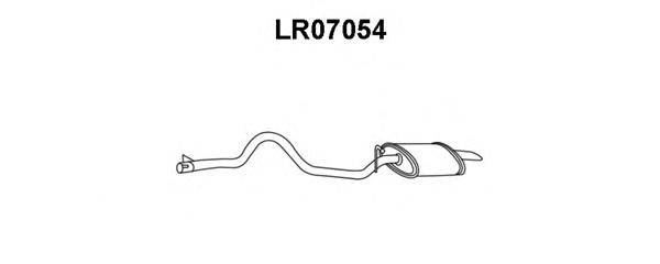 Глушитель выхлопных газов конечный VENEPORTE LR07054