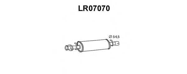 Предглушитель выхлопных газов VENEPORTE LR07070