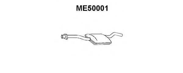 Средний глушитель выхлопных газов VENEPORTE ME50001