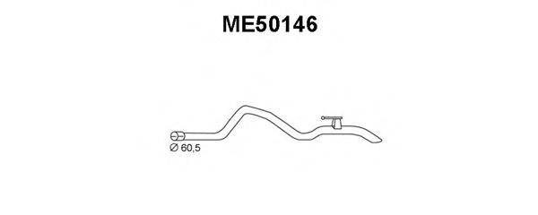 Труба выхлопного газа VENEPORTE ME50146