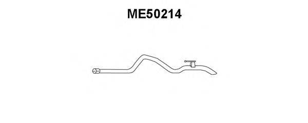 Труба выхлопного газа VENEPORTE ME50214