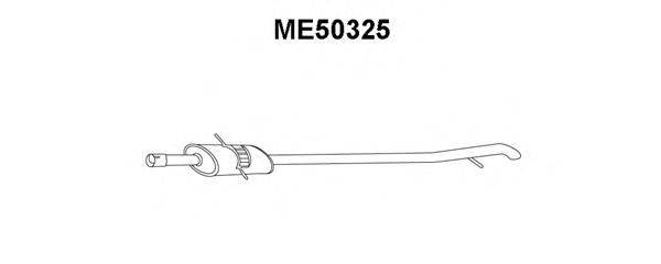 Глушитель выхлопных газов конечный VENEPORTE ME50325