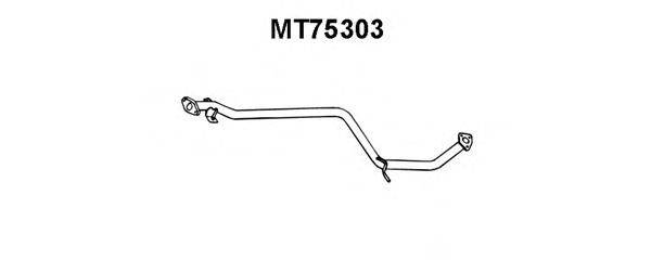 Труба выхлопного газа VENEPORTE MT75303