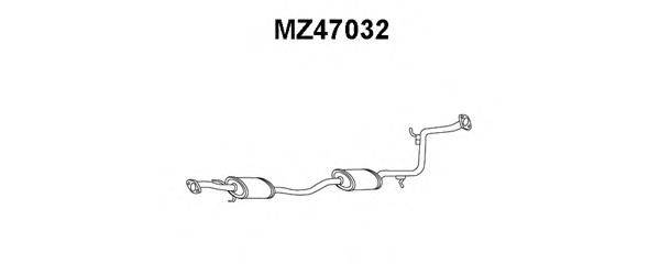 Предглушитель выхлопных газов VENEPORTE MZ47032