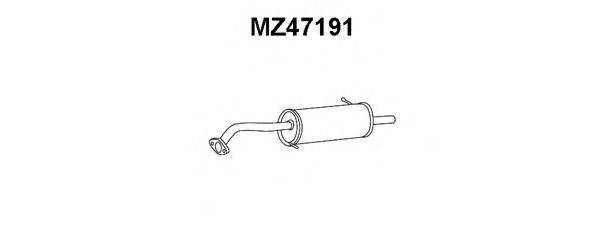 Глушитель выхлопных газов конечный VENEPORTE MZ47191