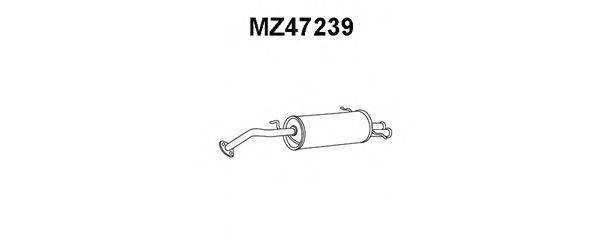 Глушитель выхлопных газов конечный VENEPORTE MZ47239