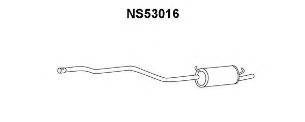 Глушитель выхлопных газов конечный VENEPORTE NS53016