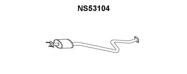 Предглушитель выхлопных газов VENEPORTE NS53104