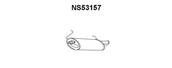 Глушитель выхлопных газов конечный VENEPORTE NS53157