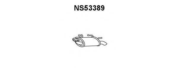 Глушитель выхлопных газов конечный VENEPORTE NS53389