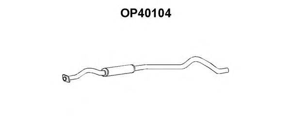 Предглушитель выхлопных газов VENEPORTE OP40104