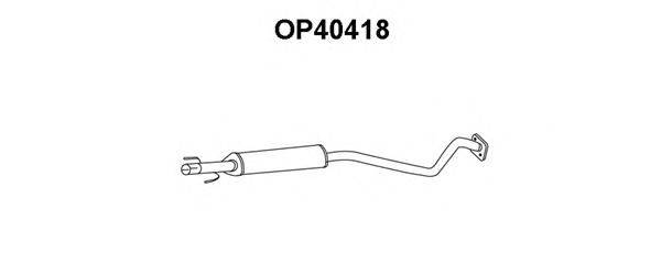 Средний глушитель выхлопных газов VENEPORTE OP40418