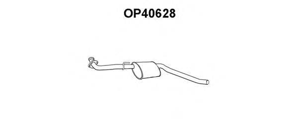 Предглушитель выхлопных газов VENEPORTE OP40628
