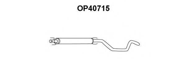 Средний глушитель выхлопных газов VENEPORTE OP40715