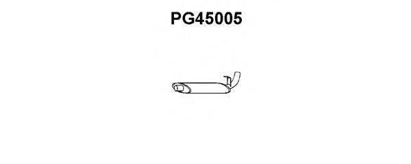 Средний глушитель выхлопных газов VENEPORTE PG45005