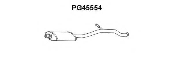 Средний глушитель выхлопных газов VENEPORTE PG45554