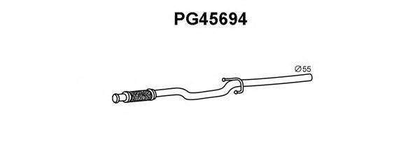 Труба выхлопного газа VENEPORTE PG45694